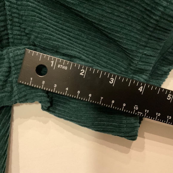 EMPYRE Laurel Corduroy Shorts XL Dark Green Skater Carpenter Retro Grunge Y2K - Picture 9 of 10